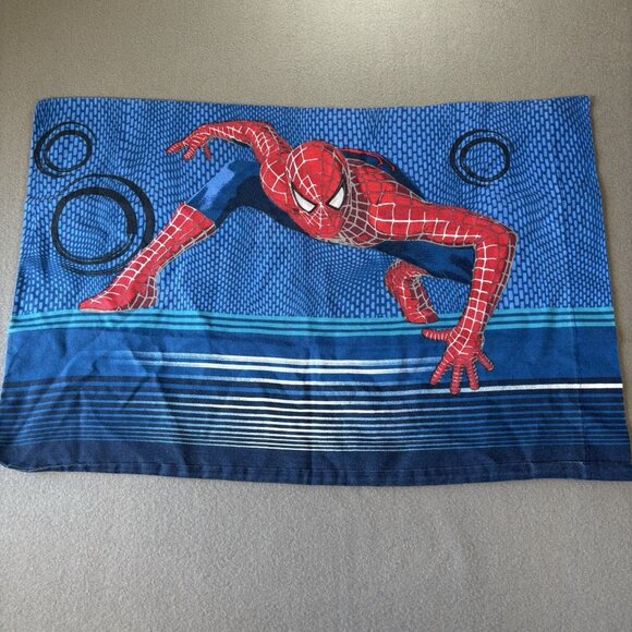 Marvel Disney 2004 Spider-Man Double Sided Pillow Case Standard Comics Y2K 2000s - Picture 5 of 6